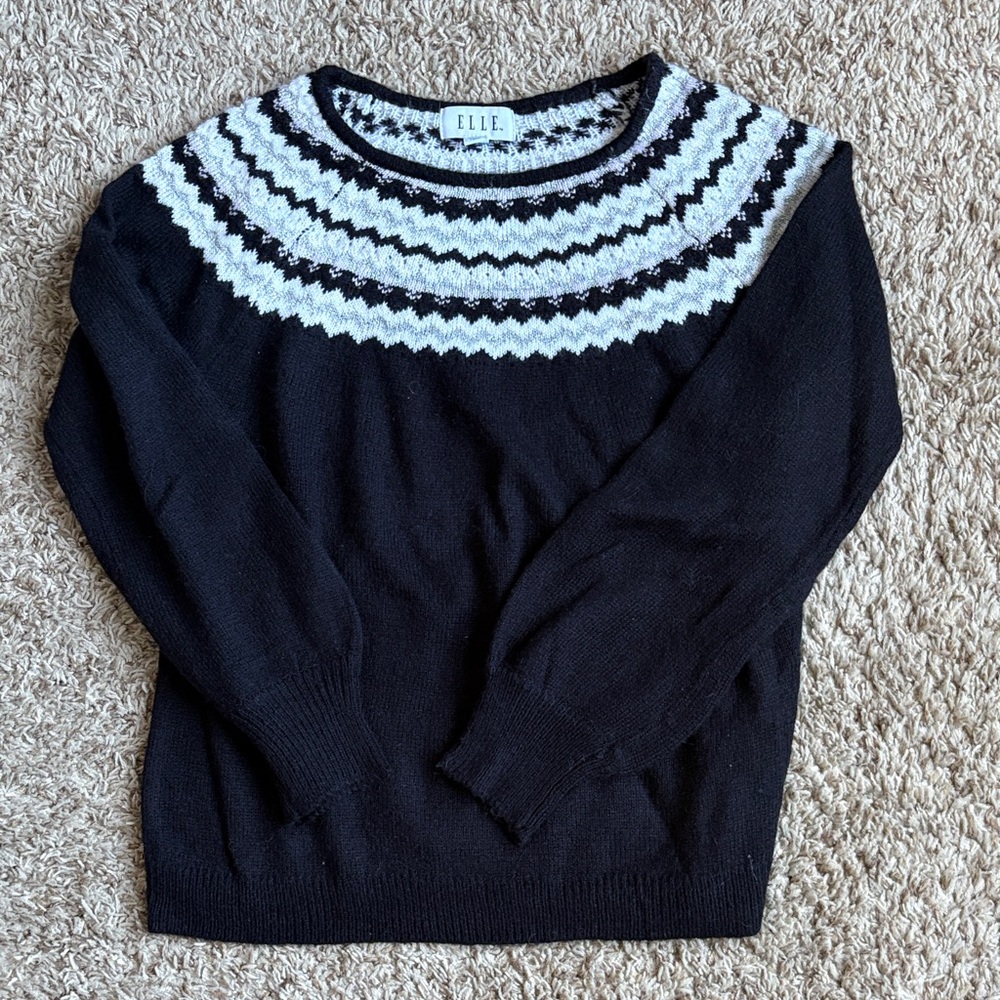 Elle Monochrome Knit Sweater